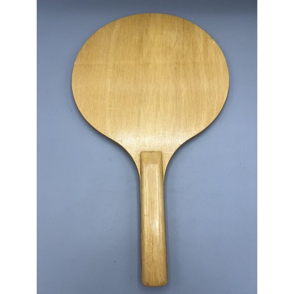 Vtg 70s Paddle Game All Original 10" Wooden Bat w/ 11 Balls FRAP Hong Kong MCM - Picture 8 of 16